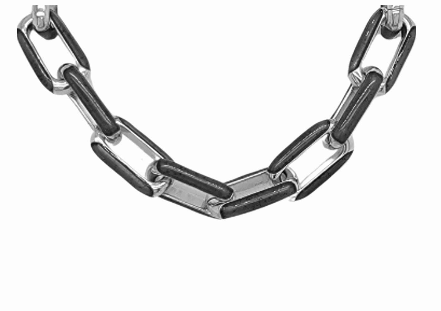 SoHo Enamel Bracelet Gold & Silver Small Link