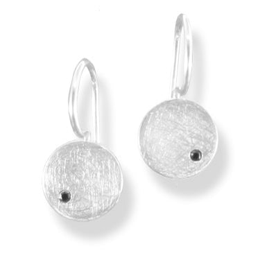 Dot Earrings (Black Diamond)
