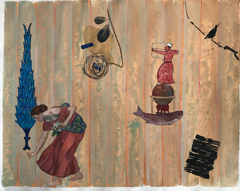 and I lay down somewhere in the desert topography of my mind