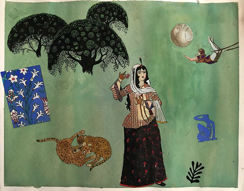 when the silver horses of the moon go to their stables