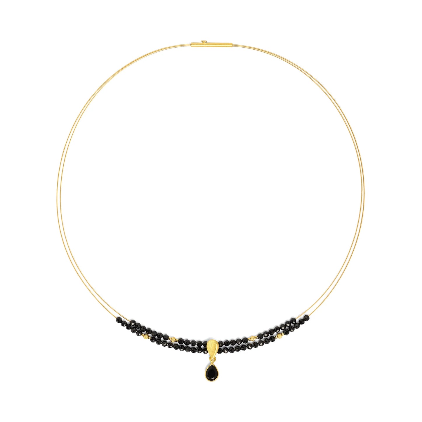Aquenia Black Spinel Necklace