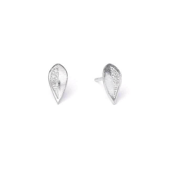 Libertina Stud Silver Earrings